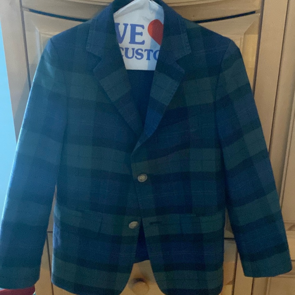 Vineyard Vines Blackwatch Plaid Blazer Size 7